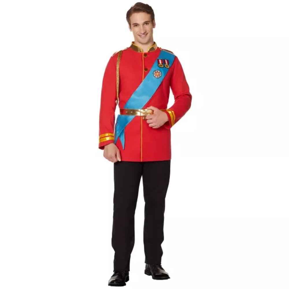 Adult English Prince sz XL Halloween Costume nwt